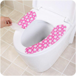 WC istme kate Pehme WC pasta padi pestav vannitoa soojem istme kaas Closestool Kleepuv istmematt roosa