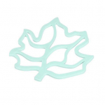 Moodne laua silikoonist libisemiskindel matt soojusisolatsioon roheline