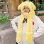 Naiste s&uuml;gis- ja talvem&uuml;ts Sall Kindad K&otilde;ik-&uuml;hes Multikas sall Armas Palusm&uuml;ts pea kohal K&otilde;rvakaitse M&uuml;ts valge