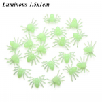 Plastikust keeruline m&auml;nguasi mini Halloweeni kaunistus Halloweeni &auml;mbliku simulatsioon &auml;mbliku kummitusmaja sisekujundus Black-1.5x1cm