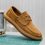 Moodsad Kvaliteetsed Meeste Tossud Suede Nahast Vabaaja Jalan&otilde;ud S&uuml;gis Uued Hingavad Meeste Jalan&otilde;ud Tenis Mehelik Lame Kinga Zapatillas Hombre 38 pruun