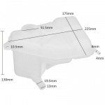 Paagi auto jahutusvedeliku veepea pudel 1221362 Fiesta 2001 2008 jaoks valge