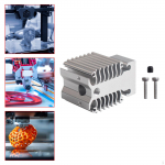 Ekstruuderi jahutusradiaator K&otilde;rge j&otilde;udlusega alumiiniumist kokkupanek Tarvikud Premium 3D-printeri osa