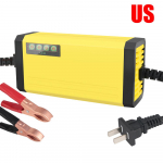 LED-ekraan 220V Toiteimpulss Remondilaadija Auto Akulaadija Mootorratta Veoauto Akulaadija Autotarvikud M&auml;rg Kuiv Plii-happe Aku 12V 2A US