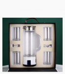 Taaslaetav vesinikugeneraatori tassi veefilter vesinikurikka veega kaasaskantav pudelionisaator puhas H2 veekeetja 4 tassiga