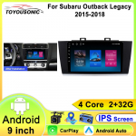 Android Auto autoraadio navigatsioon GPS Carplay Subaru Outback Legacy 2015 2016 2017 2018 jaoks Auto multimeediam&auml;ngija DSP 4 core 1GB+32GB carplay