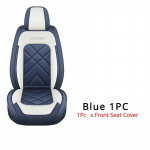 &Uuml;ks komplekt Autoistmekatted PU Nahk Eesmine ja Tagumine Jagatud Istmepink Kaitsja Neli Aastaaega Universaalne Sobivus Enamikule Autodele Maasturitele Autotarvikud must