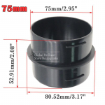 42mm/60mm/75mm autosoojendi kanalisatsioonitoru liite&uuml;hendus &otilde;hkdiislik&uuml;tuse k&uuml;ttekeha vooliku toru&uuml;hendus Webasto Eberspacher 2KW 5KW jaoks