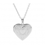 S&uuml;dame fotomedaljoni ripatsiga kaelakee pildiraam Promise Love Meenutuskaelakee Poleeritud 1