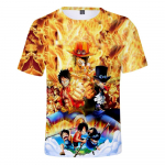8 v&auml;rvi naljakas multikas ONE PIECE T s&auml;rk Lahe meeste t-s&auml;rk O kaelusega vabaaja Unisex t&auml;navar&otilde;ivad Anime mood Tee Camisetas Ropa Hombre XXL