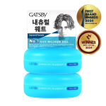 Gatsby Moving Rubber Cool Wet Hair Wax, 80g, 2 tk blue