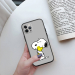 ED44 S-Snoopys telefoni&uuml;mbris iPhone 6 6s 7 8 11 12 13 14 15 XS Pro Max XR X SE Samsung S20 S21 S22 S23 S24 FE Ultra Plus Lite S21S A55 jaoks Samsung S20