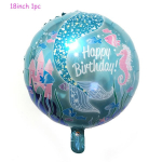 S&uuml;nnip&auml;evapeokomplekt Merineitsi Peolauan&otilde;ud Pabertopsid Taldrik Lateks &Otilde;hupallid Beebi&otilde;htu Peokaunistus Lastele soosib Peovarustus