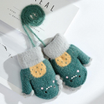 0-3-aastaste laste talvised kootud soojad sameti ja paksendatud multifilmikindad, armas p&auml;ttkaelus, et kaitsta s&otilde;rmi k&uuml;lma eest One size