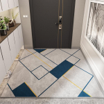 Mustusekindel sissep&auml;&auml;su uksematt, &otilde;ues, pehme k&ouml;&ouml;givaip, libisemiskindel p&otilde;randakaitse, tervitus uksematt 120*180cm