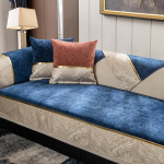 Libisemiskindel diivanikate elutuppa, universaalne diivanikate, lai kuldne k&uuml;lgkaitsme, luksuslik mood 70x70cm 1pcs