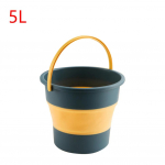 5/10L kokkupandav kaanega kaasaskantav &auml;mber autopesula kalap&uuml;&uuml;gi vannitoat&ouml;&ouml;riist Silikoonist &auml;mber &otilde;ues telkimiseks m&otilde;eldud majapidamistarbed