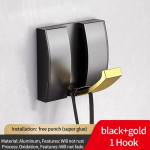 YUNJIEYA Folding Door Hooks Towel Hanger Nail Free Punch Wall Rack Hook Coat Clothes Holder for Bathroom Kitchen Accessories