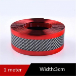 Autokleebised kriimustusvastased l&auml;vepakud kummiriba s&uuml;sinikkiust auto l&auml;ve kaitse p&otilde;rkeraua kile kleebis auto stiil punane