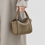 Kott Naiste Crossbody kott Naiste kott Ehtne nahk Korv Koppkotid Kerge luksuslik T&otilde;mblukuga kott kaamel