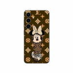 Coque Samsung Galaxy S25 minnie DISNEY LV MARRON Maniacase must
