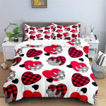 Armas laiskloom tekikottide komplekt Multikoomloomade voodipesukomplekt T&uuml;drukutele Poistele Teismelistele &Uuml;hiselamu Magamistoa Sisustus Mikrokiud King Suuruses Tekikate EU single(135x200cm)