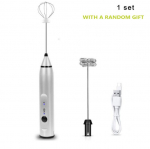 3-k&auml;iguline elektriline vispli kohvipiim joogi munavahustaja vahustaja mikser USB-laetav pihumikser k&uuml;psetusriistad h&otilde;be