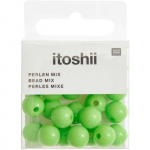 Perles Fantaisie - Non sp&eacute;cifi&eacute; - 10 mm - Vert - 24 pcs - Bijoux personnalis&eacute;s