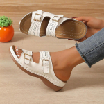 Naiste sussid, vabaaja massaaž, vastupidav platvorm pl&auml;tud Rannasandaalid naiste kiilujalatsid Naiste toasussid 43