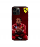 Coque de t&eacute;l&eacute;phone - Scuderia Ferrari - Iphone 12 Pro - Souple - Silicone - Noir