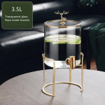 Klaasist k&uuml;lma vee kann kraaniga &Otilde;llevaat K&otilde;rge temperatuurikindel teekann Moodne kodune veekann Joogianum