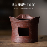 Retro kullatud raudglasuuriga alkoholi soojendaja teekannu jaoks Hiina j&auml;medakoeline keraamika keeduveekatel k&uuml;ljek&auml;epidemega teekann tee soojendamiseks