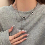 Romantiline vedel liblikas tutiga rangluu ketiga kaelakee naistele ja t&uuml;drukutele, punk, magus ja lahe, reguleeritavad kaelakee aksessuaarid 1pc