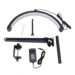 LED Half Moon Light ripsmete laualamp 360 kraadi p&ouml;&ouml;rlev 3 v&auml;rvi 10 k&auml;iguga timmitavad ripsmepikendused