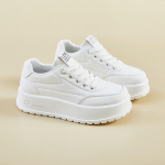 2025 Kevad Korea Valged Platvorm Tossud Naistele, Stiil KT2812-1 39 kreemikas/valge