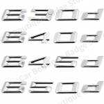 3D ABS Auto Tagaluugi T&auml;hed M&auml;rk Embleem Stiilikleebised Kleebis BMW 6. seeria 650d 630d 640d E63 E64 F06 F12 F13 G32 jaoks 640d h&otilde;be