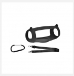 Silikoonist &uuml;mbrise kate JBL Charge 5 Bluetoothi ​​k&otilde;larile, reisikandmiskaitse koos &otilde;larihma ja karabiiniga