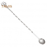 Kokteilisegaja toiduklass Kergesti puhastatav Korduvkasutatav suurep&auml;rane viskiveini kokteililusikapeo eelis h&otilde;be