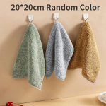 20*20cm Bambuss&ouml;e kiust puhastuslapid Veeimavus Mittekleepuv &Otilde;li Pesemine K&ouml;&ouml;gir&auml;tik Majapidamispuhastusvahendid