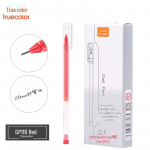 True Color GP118 t&auml;itesulepea: 0,5 mm n&otilde;elatoru, must/sinine/punane tint, ideaalne &otilde;pilastele ja kontoriallkirjadele. 0.5mm tindi sinine v&auml;rv