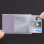 10 tk PVC l&auml;bipaistev kaardikate krediitkaartide kaitsmiseks Veekindel kaardihoidja kott one size