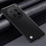 Luksuslik PU-nahast &uuml;mbris Vivo X200 Pro tagakaanele, matt silikoonist l&ouml;&ouml;gikindel, t&auml;ieliku kaitsega telefoni&uuml;mbris Vivo X200Pro 5G jaoks For Vivo X200 Pro kollane