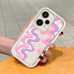 Pehme silikoonist ruudukujulise redeliga printimismustriga telefoni korpus, t&auml;iskaanega kaamera p&otilde;rutuskindel kaitse kummist &uuml;mbris Xiaomi Redmi jaoks Redmi Note 7 Pro pruun