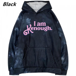 I Am Ken Enough Pusad Lipsuv&auml;rvi kirjaga tr&uuml;kitud I Am Kenough Pusad, vabaaja pikkade varrukatega topid meestele, naised L