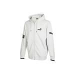 Puma logo prindiga lukuga dressipluus Vabaaja jakk Meeste jakid Hall 676668-04 M white