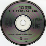 CD BLACK SABBATH - The Eternal Idol 9255482 Warner Bros. Re 1987 Jaapani Rock Kasutatud