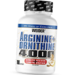 Argiiniin ja Ornitin, L-Arginine+Ornithine 4000, Weider 180 kapslit (27089012) 180caps