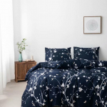 Tr&uuml;kitud kolmeosaline voodipesukomplekt: Tekikott ja Voodilina 200x200cm (3-piece) 0.95kg