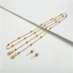 Mood Prillid Helmestega Prillikett naistele Suvehelmed Rippuvad Mask Rihm K&auml;sitsi valmistatud Kaelakee P&auml;ikeseprillid Pael one size kuld