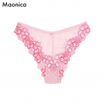 Euroopa suurus Naiste vikerkaare pitsist alusp&uuml;ksid Naiste mitmev&auml;rvilised puuvillase voodriga suvised naiste bikiinid Keskmise k&otilde;rgusega taljega Lollipopi v&auml;rvi aluspesu XL